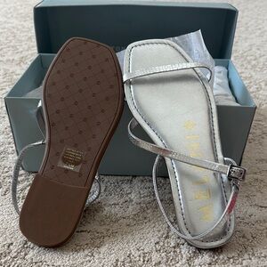 ANTONIO MELANI SILVER SANDALS